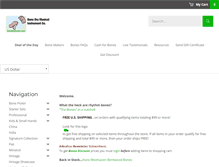 Tablet Screenshot of bonedrymusic.com